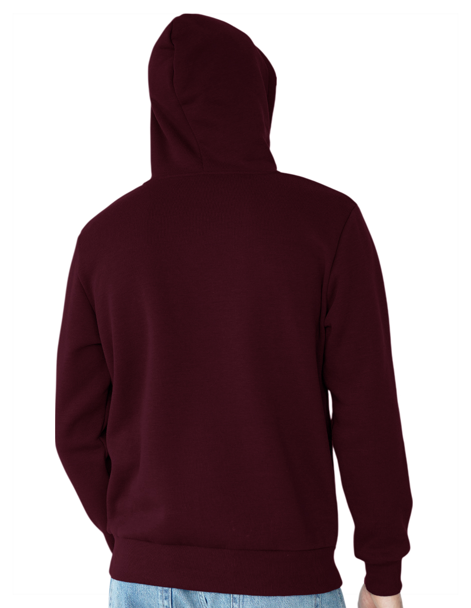Foto 5 pulgar | Sudadera Hombre Cerrada Confort Con Gorro