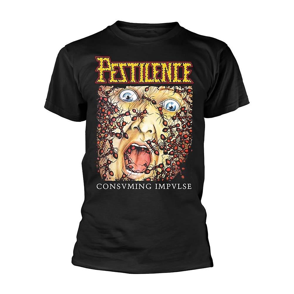 Foto 2 pulgar | Camiseta Rockinstone Pestilence Consuming Impulse 180 G/m² - Venta Internacional.