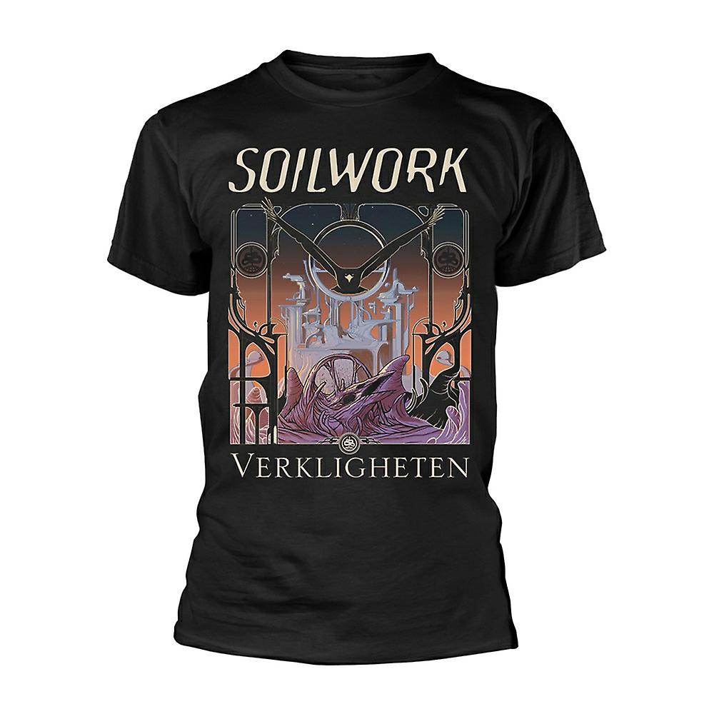 Camiseta Soilwork Verkligheten Para Hombre 100% Algodón - Venta Internacional.