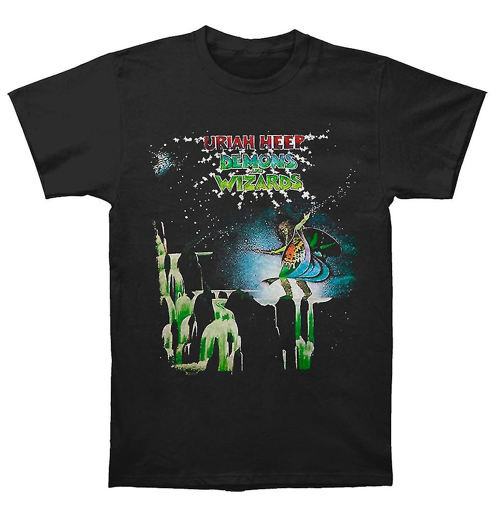 Camiseta Rockinstone Uriah Heep Demons And Wizard Negra - Venta Internacional. $435