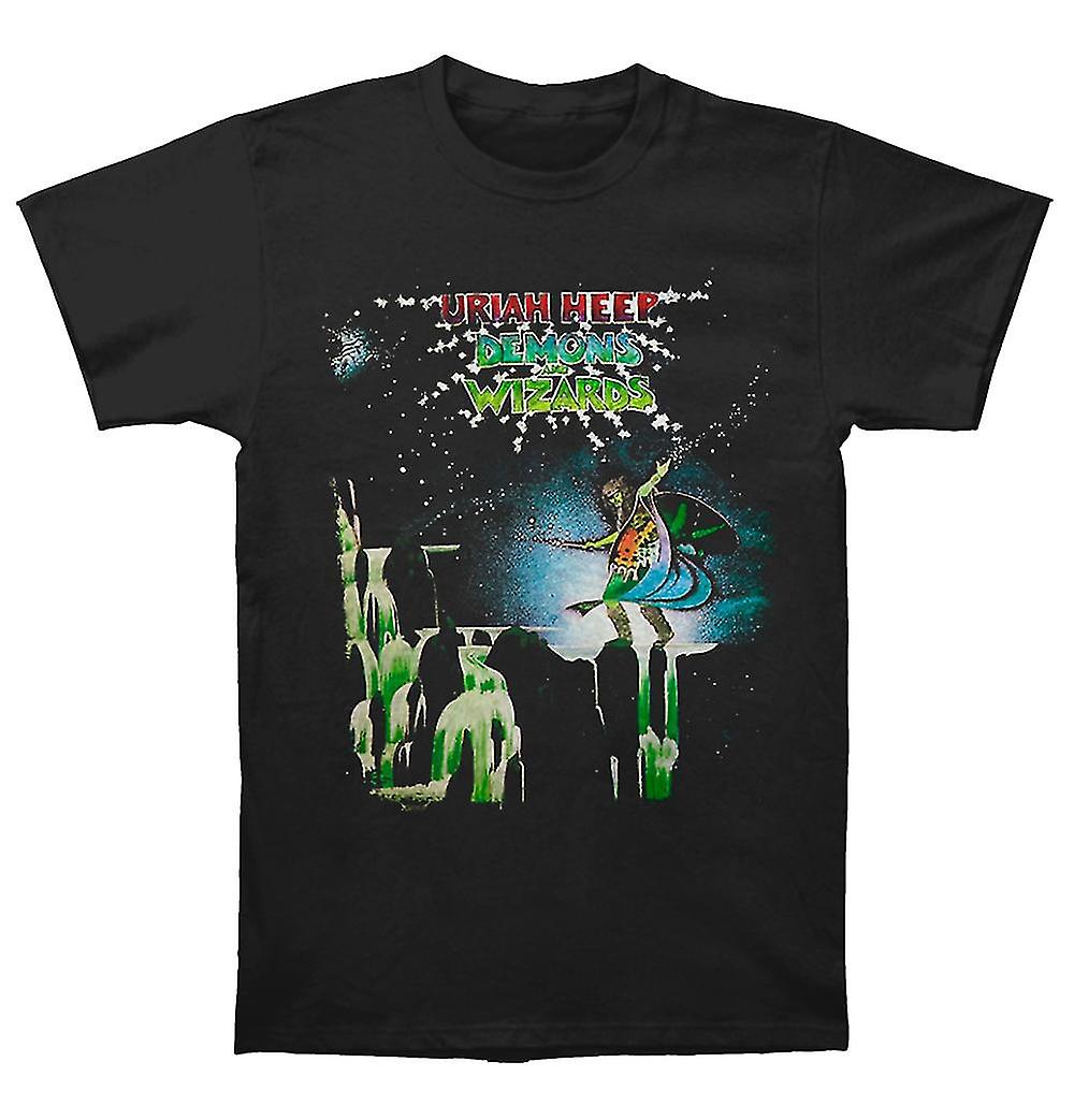 Foto 2 pulgar | Camiseta Rockinstone Uriah Heep Demons And Wizard Negra - Venta Internacional.