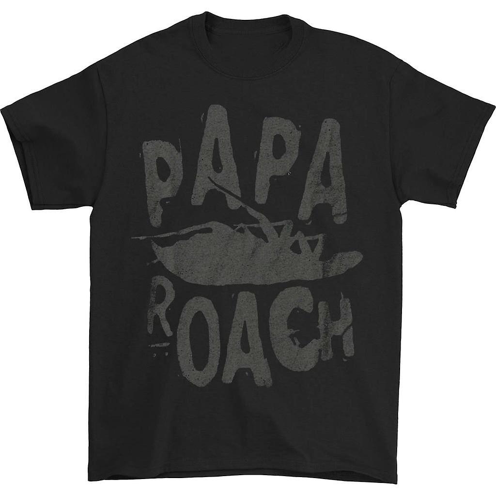 Camiseta Rockinstone Papa Roach Classic Logo 180 G/m² 100% Algodón - Venta Internacional.