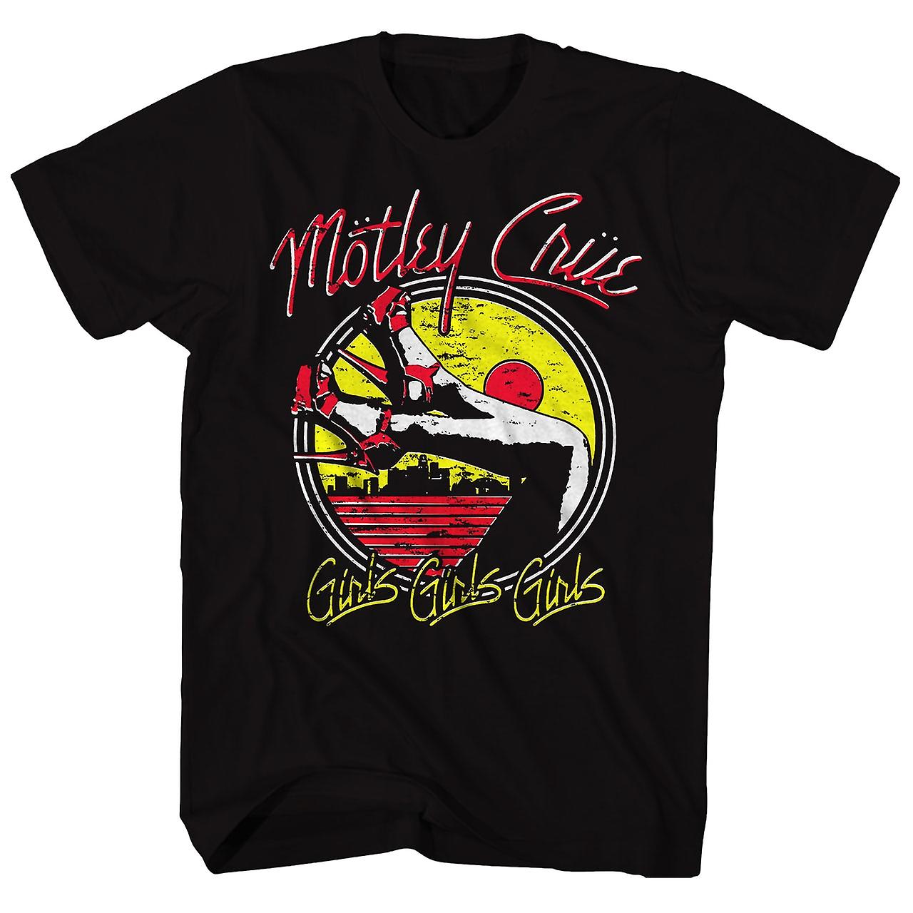 Foto 2 pulgar | Camiseta Rockinstone Motley Crue Con Tacones Para Niñas Y Niñas - Venta Internacional.