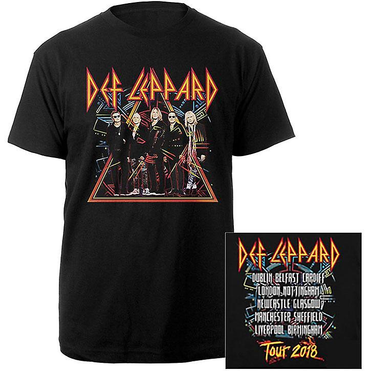 Foto 2 pulgar | Camiseta Rockinstone Def Leppard Tour 2018 Con Estampado Fotográfico - Venta Internacional.