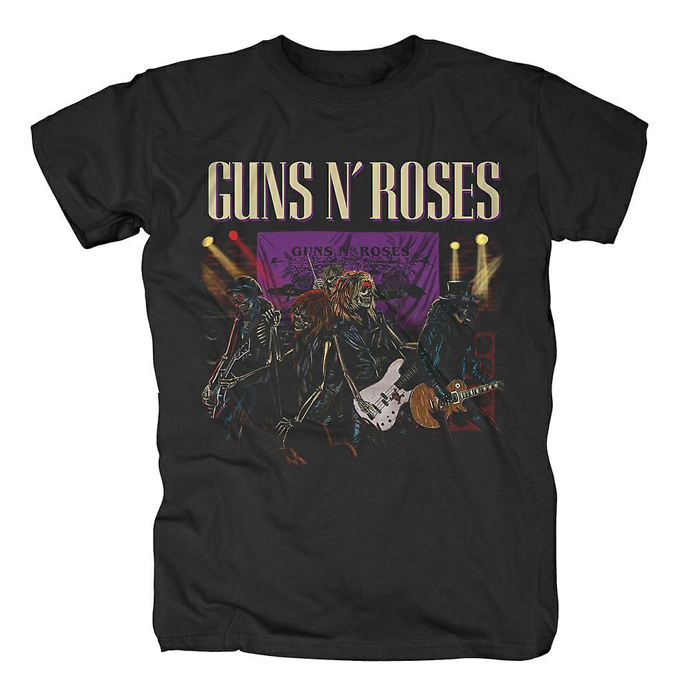 Camiseta Rockinstone Guns N Roses It's So Easy Skeleton Group - Venta Internacional.