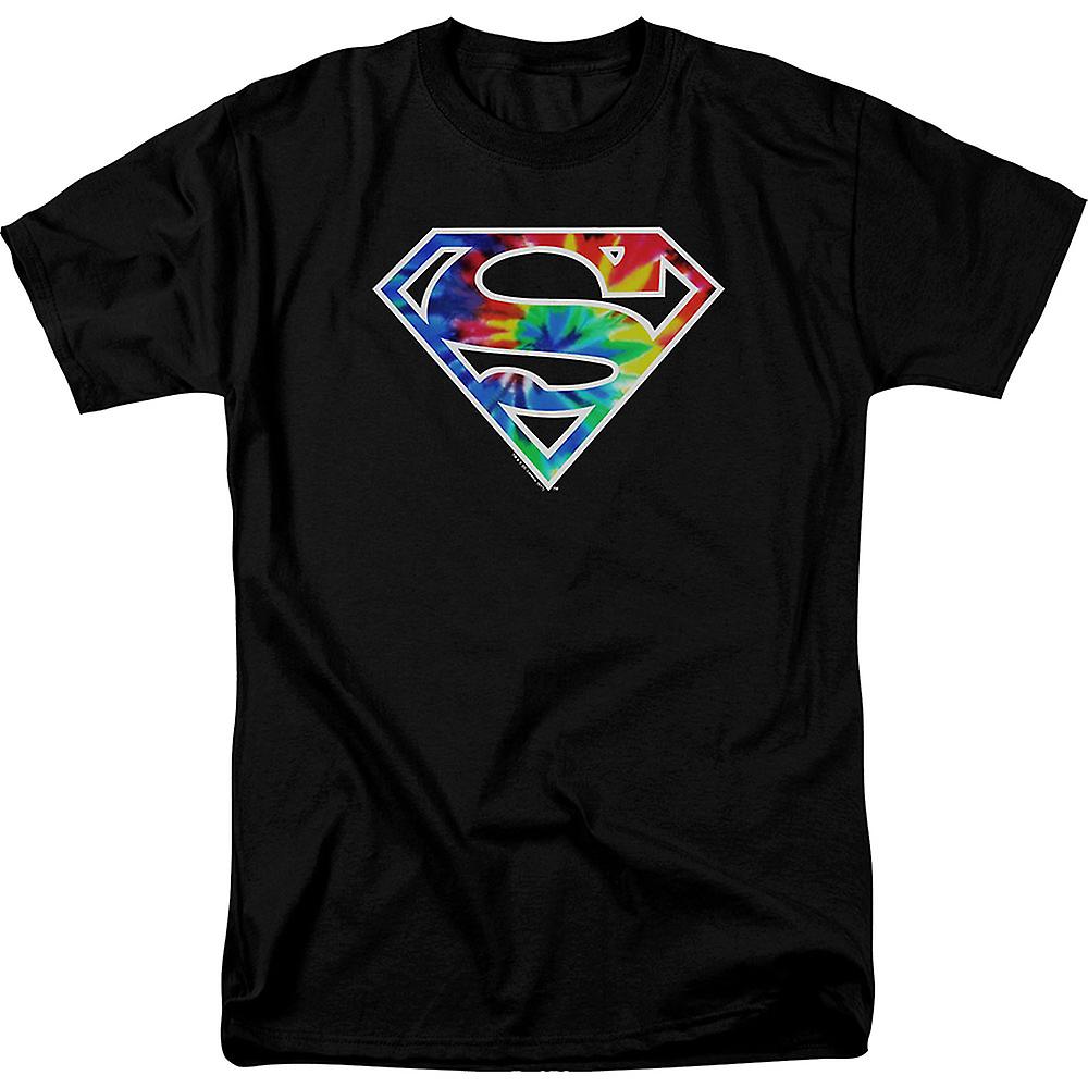Foto 2 pulgar | Camiseta Rockinstone Con El Logotipo De Superman Teñido Con Corbata, 100% Algodón - Venta Internacional.