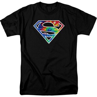 Foto 1 | Camiseta Rockinstone Con El Logotipo De Superman Teñido Con Corbata, 100% Algodón - Venta Internacional.