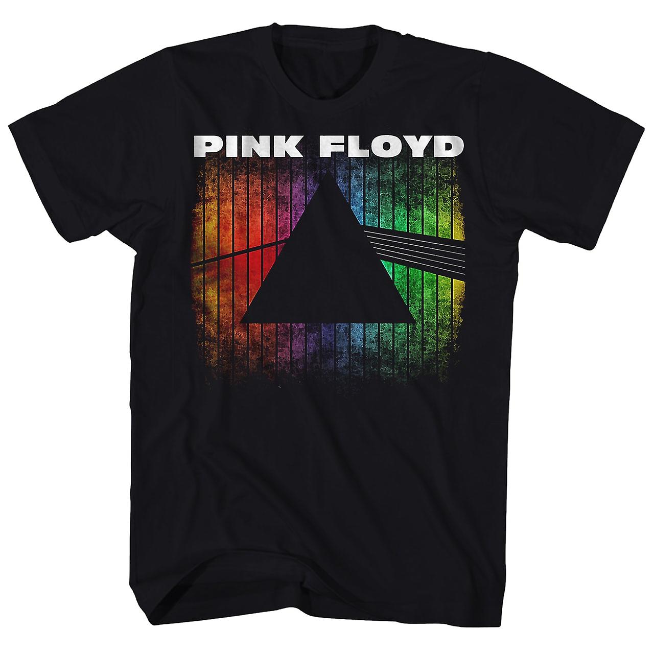 Camiseta Rockinstone Pink Floyd Prism Rainbow Para Hombre - Venta Internacional.