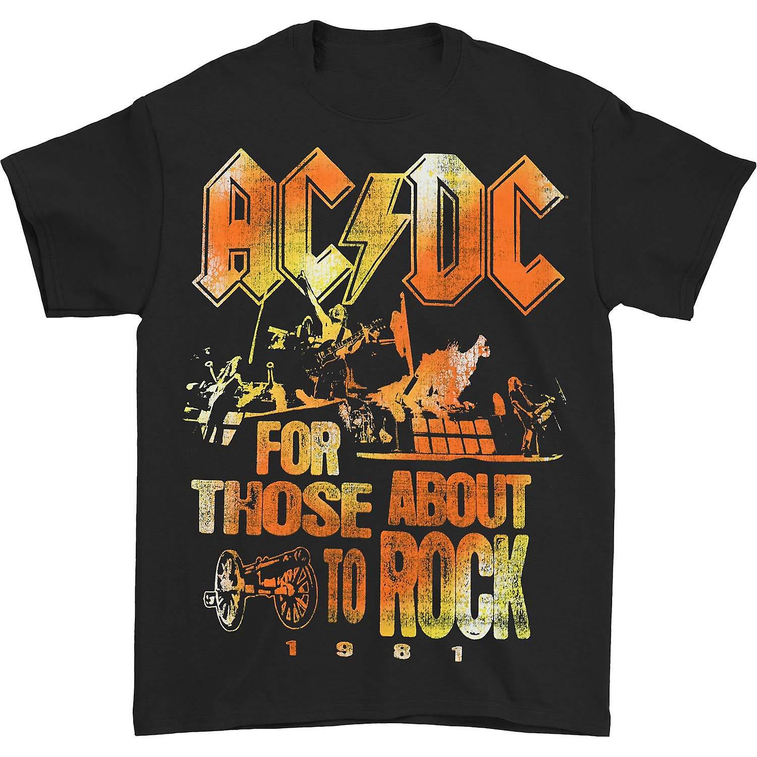 Camiseta Rockinstone Ac/dc Those About To Rock 180 G/m² - Venta Internacional.