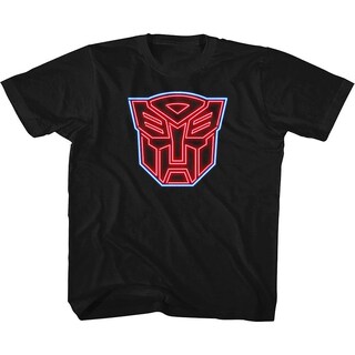 Foto 1 | Camiseta Rockinstone Youth Neon Autobots Logo Transformers - Venta Internacional.