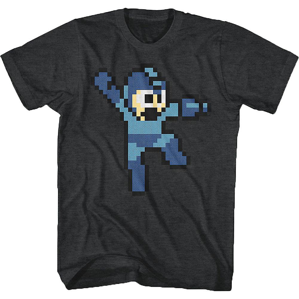 Camiseta Rockinstone Jump Mega Man 100% Algodón - Venta Internacional.