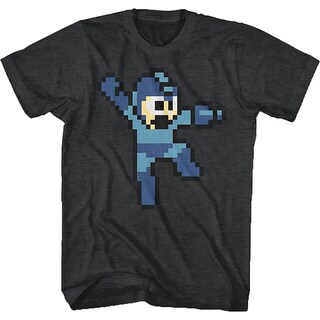 Foto 1 | Camiseta Rockinstone Jump Mega Man 100% Algodón - Venta Internacional.