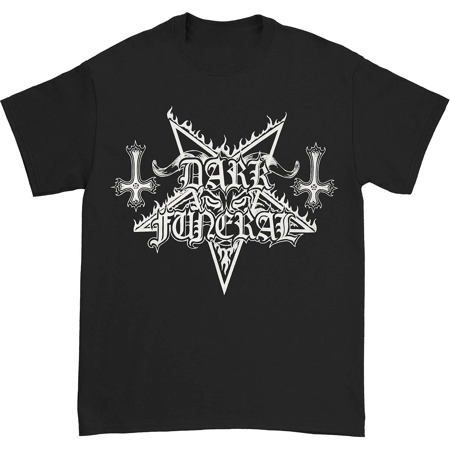 Foto 2 pulgar | Camiseta Dark Funeral Df Logo Tee 100% Algodón - Venta Internacional.