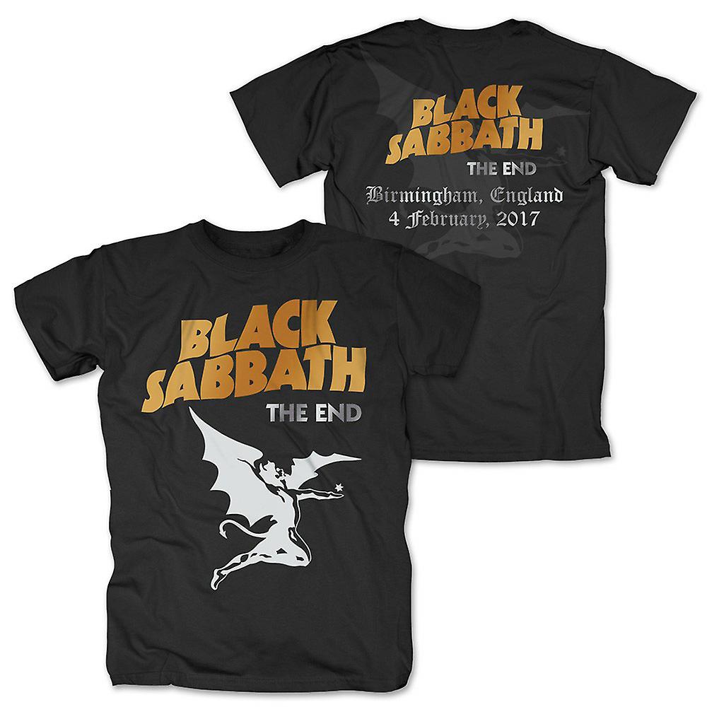 Foto 2 pulgar | Camiseta Rockinstone Black Sabbath The End Con El Logotipo De La Portada - Venta Internacional.