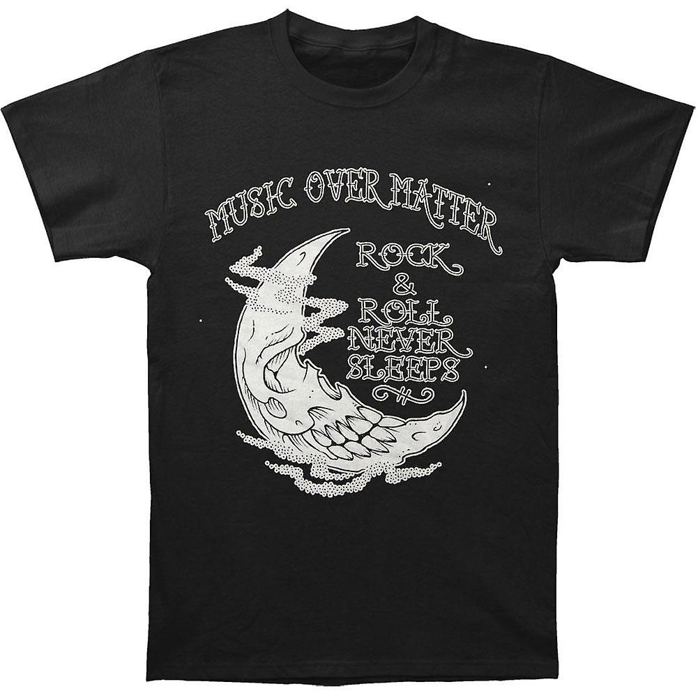 Foto 2 pulgar | Camiseta Music Over Matter Clothing Never Sleep Para Hombre - Venta Internacional.