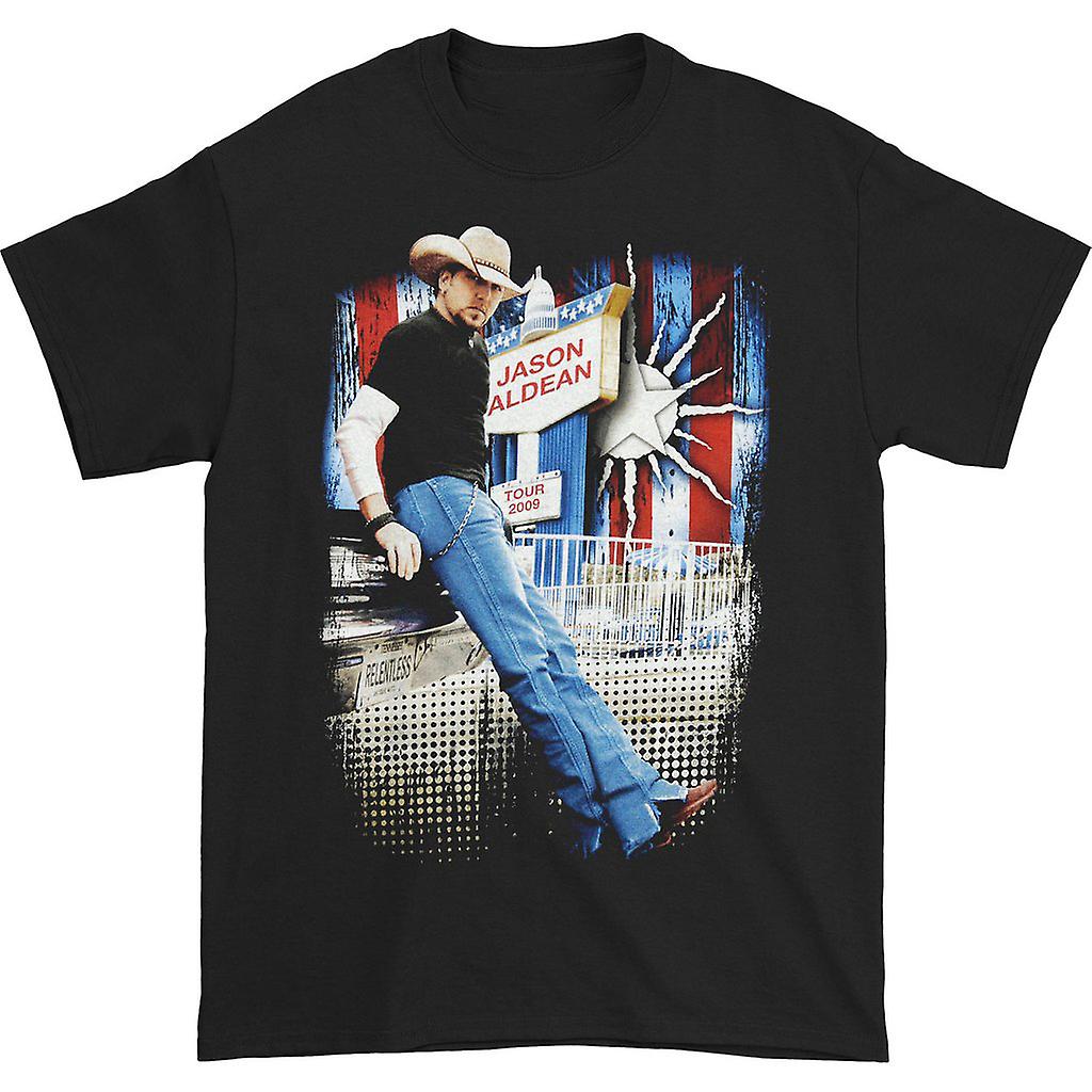 Foto 2 pulgar | Camiseta Rockinstone Jason Aldean Standing Photo 2009 Tour - Venta Internacional.