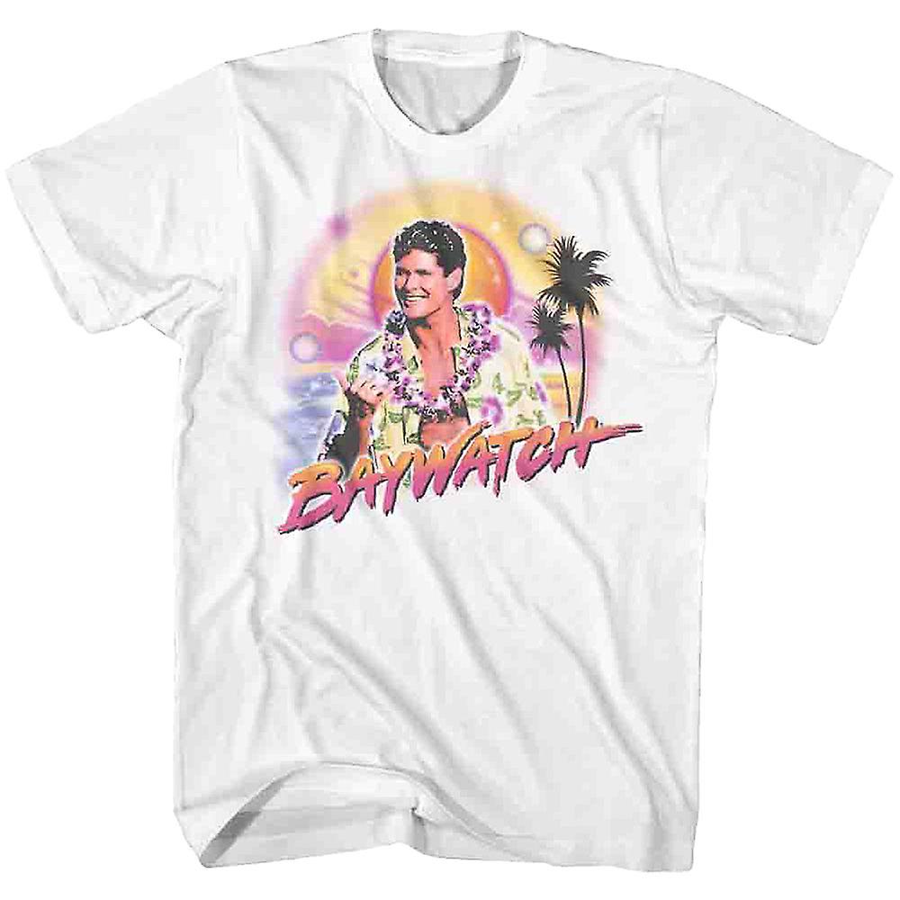 Foto 2 pulgar | Camiseta Rockinstone Airbrush Mitch Baywatch Para Hombre - Venta Internacional.