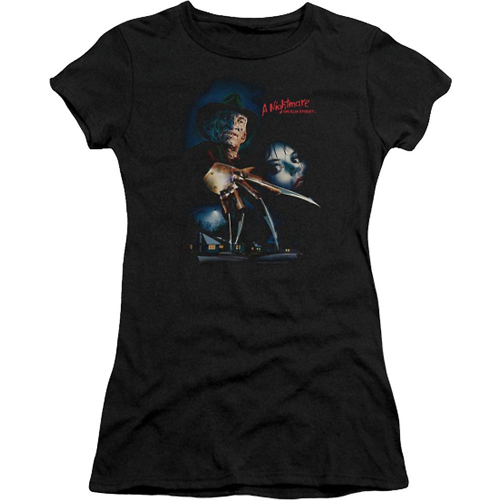 Camiseta Rockinstone Con Póster Nightmare On Elm Street Junior - Venta Internacional.