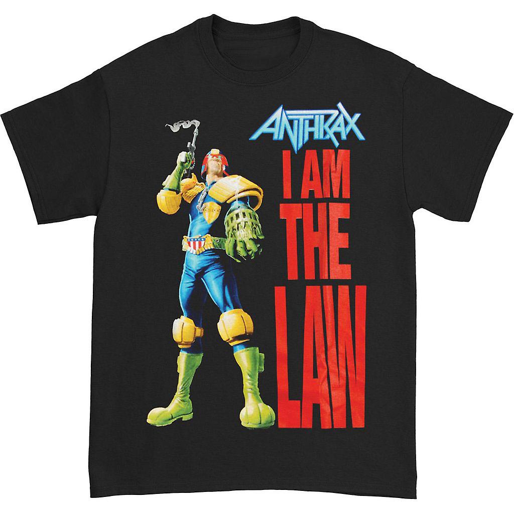 Foto 2 pulgar | Camiseta Rockinstone Anthrax I Am The Law 100% Algodón - Venta Internacional