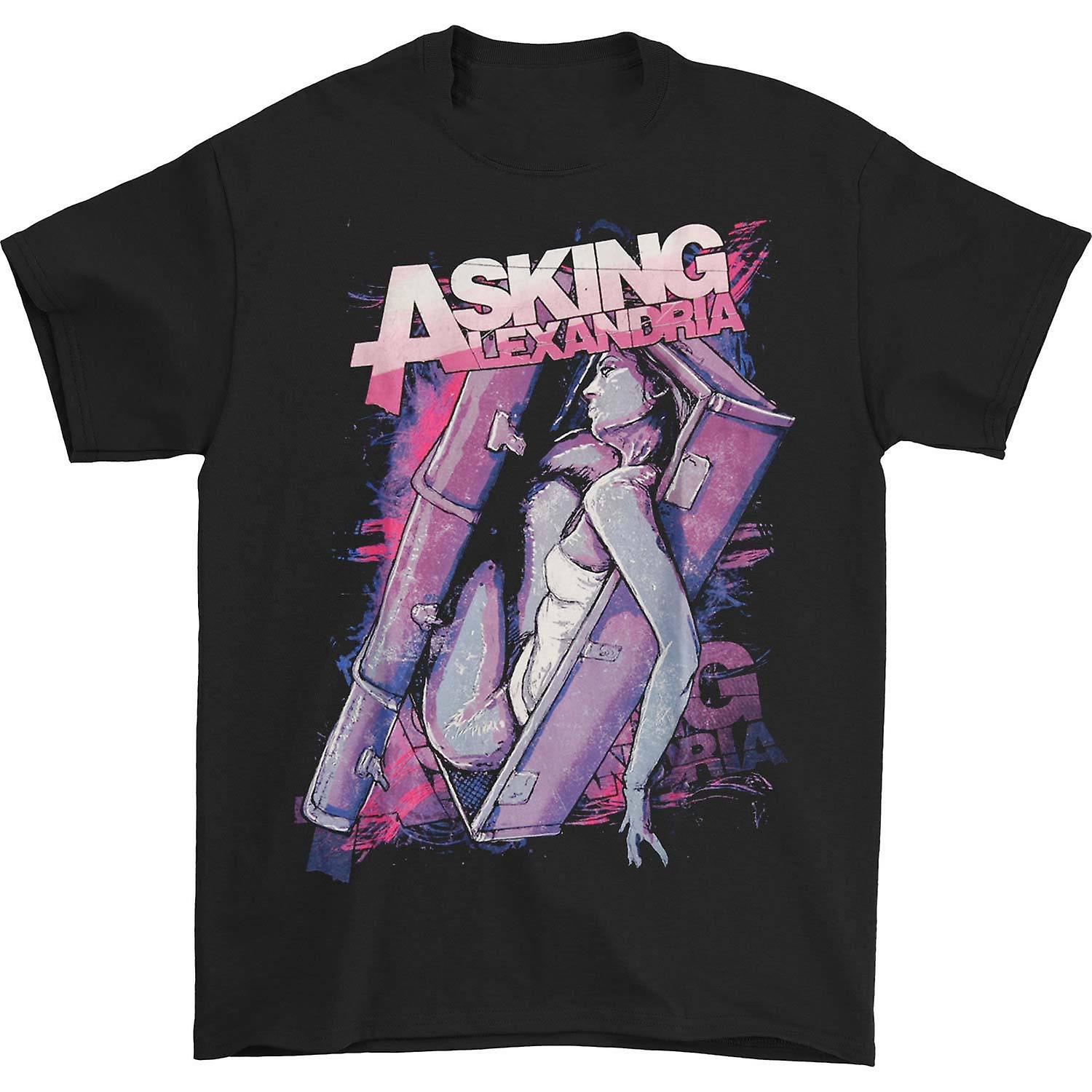 Foto 2 pulgar | Camiseta Rockinstone Asking Alexandria Coffin Girl 180 G/m² - Venta Internacional.