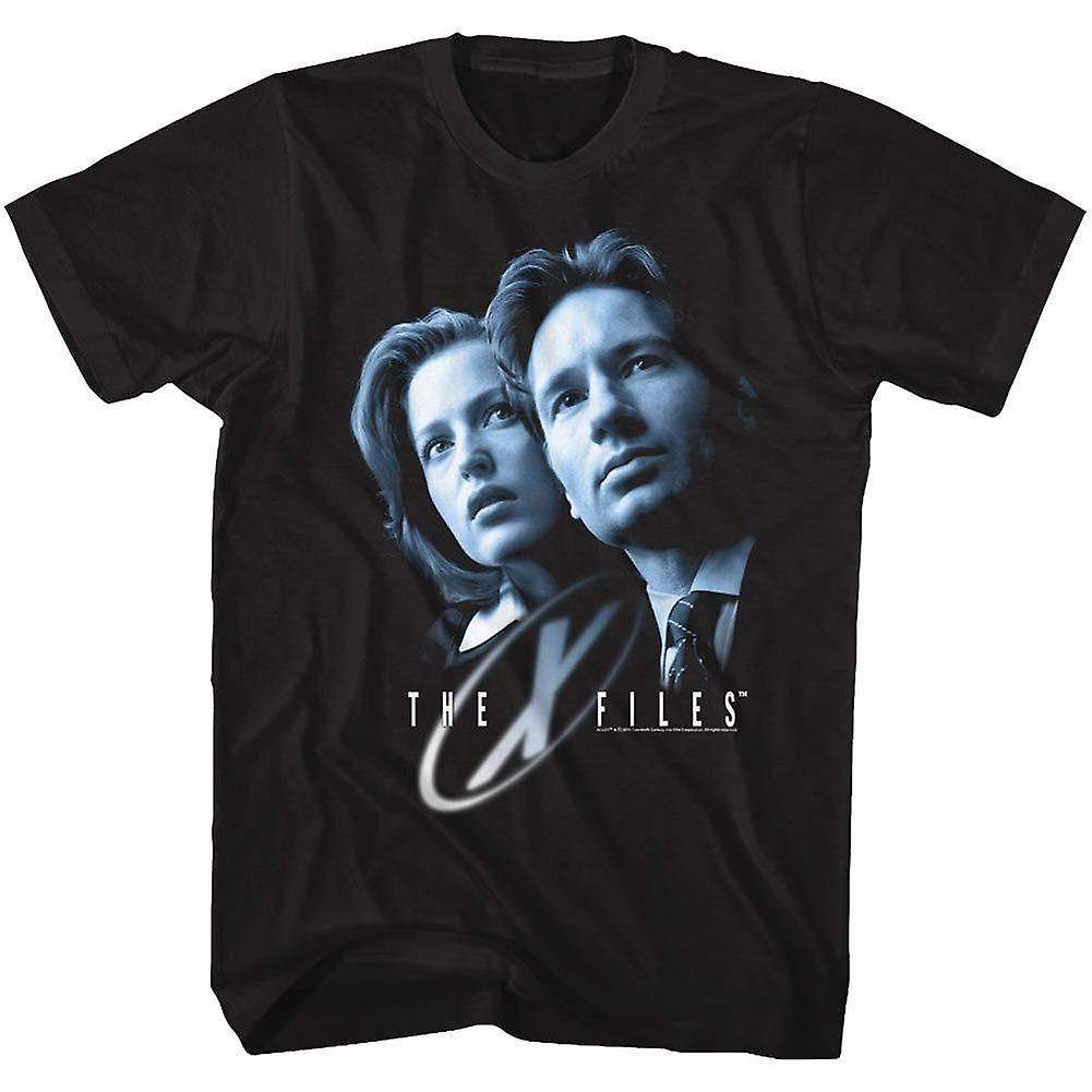 Camiseta Rockinstone Xfiles Faces Logo 100% Algodón - Venta Internacional.