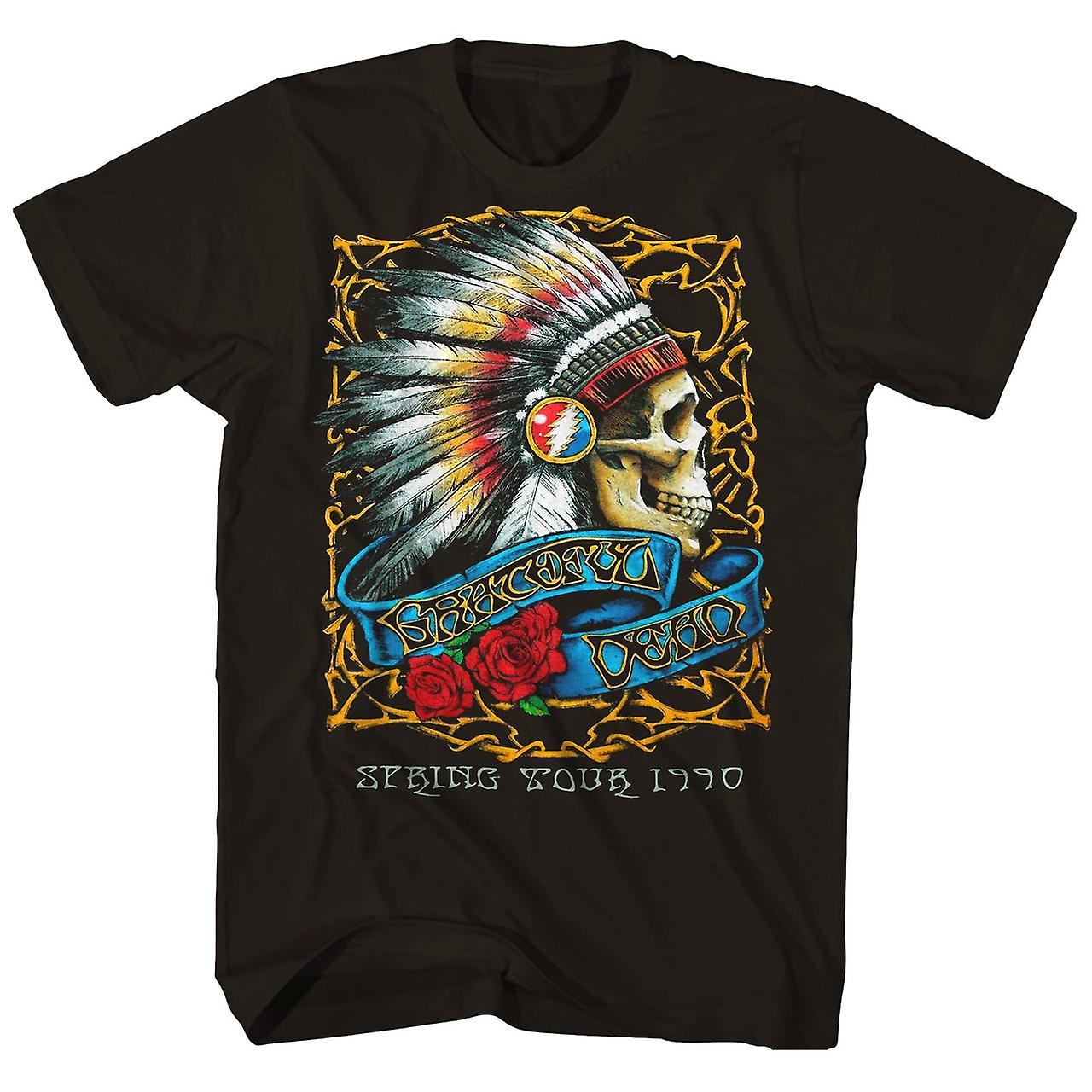 Foto 2 pulgar | Camiseta Rockinstone Grateful Dead Spring Tour '90 - Venta Internacional.