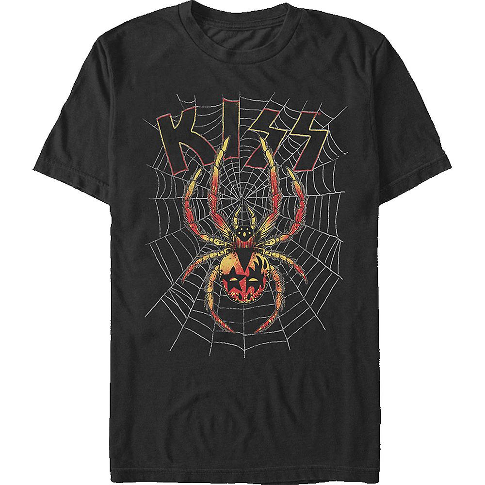 Foto 1 | Camiseta Rockinstone Spider Kiss 100% Algodón Preencogido - Venta Internacional.