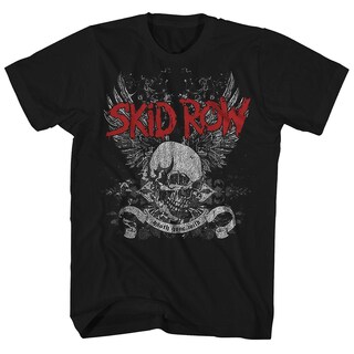 Foto 1 | Camiseta Rockinstone Skid Row Skull & Wings 100% Algodón - Venta Internacional.