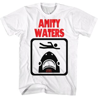 Foto 1 | Camiseta Rockinstone Amity Waters Jaws 100% Algodón - Venta Internacional.