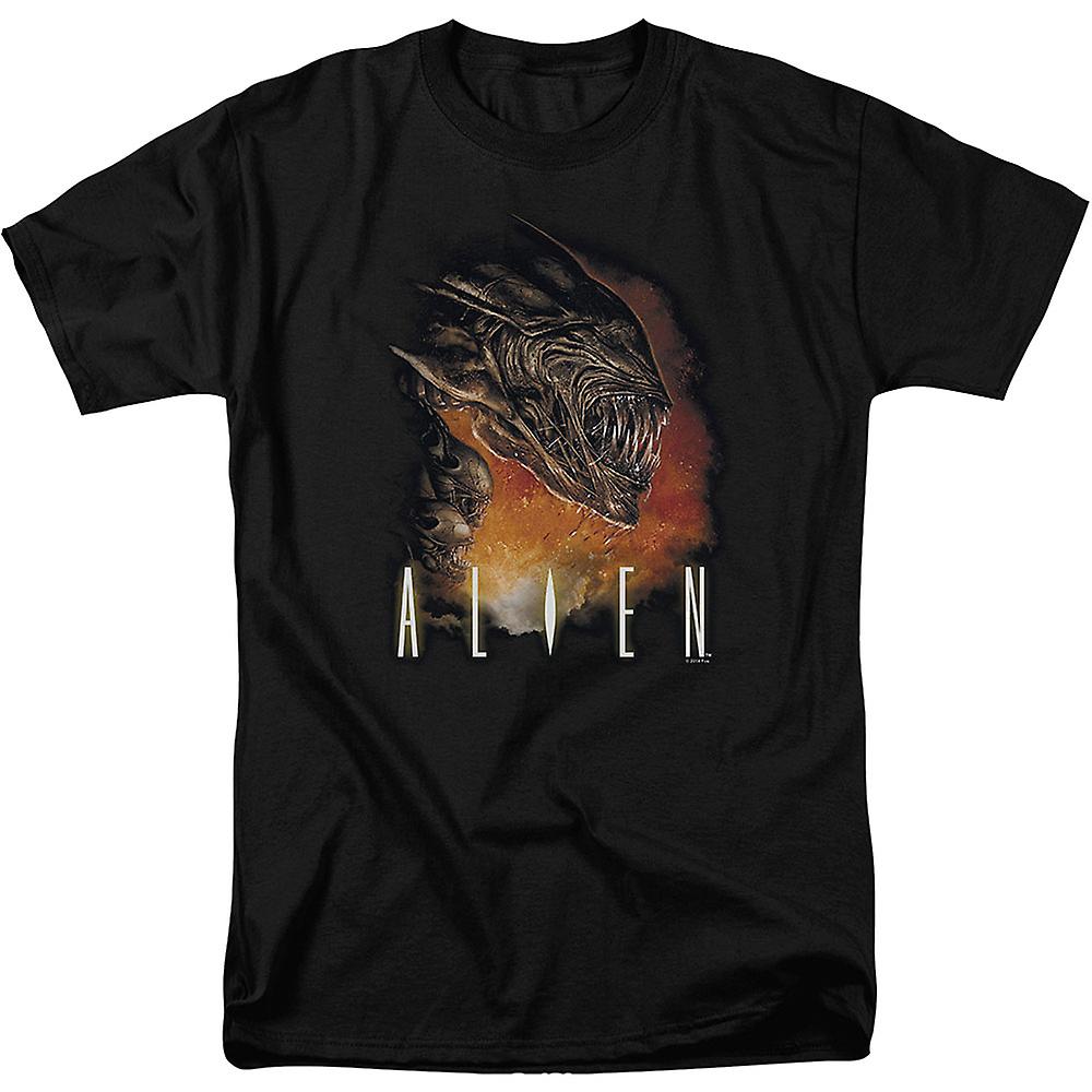 Camiseta Rockinstone Angry Xenomorph Alien 100% Algodón - Venta Internacional.