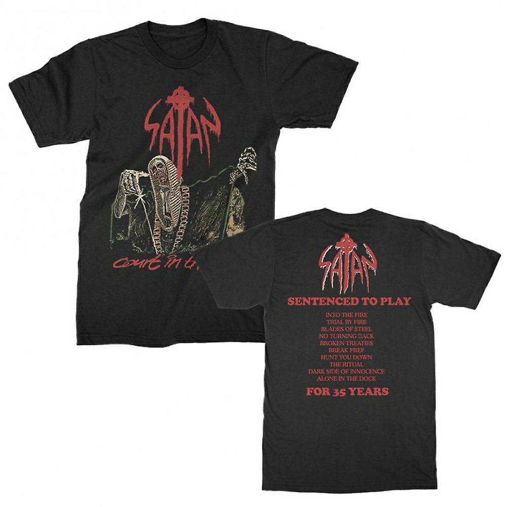 Foto 1 | Camiseta Rockinstone Satan Court In The Act Para Hombre - Venta Internacional.