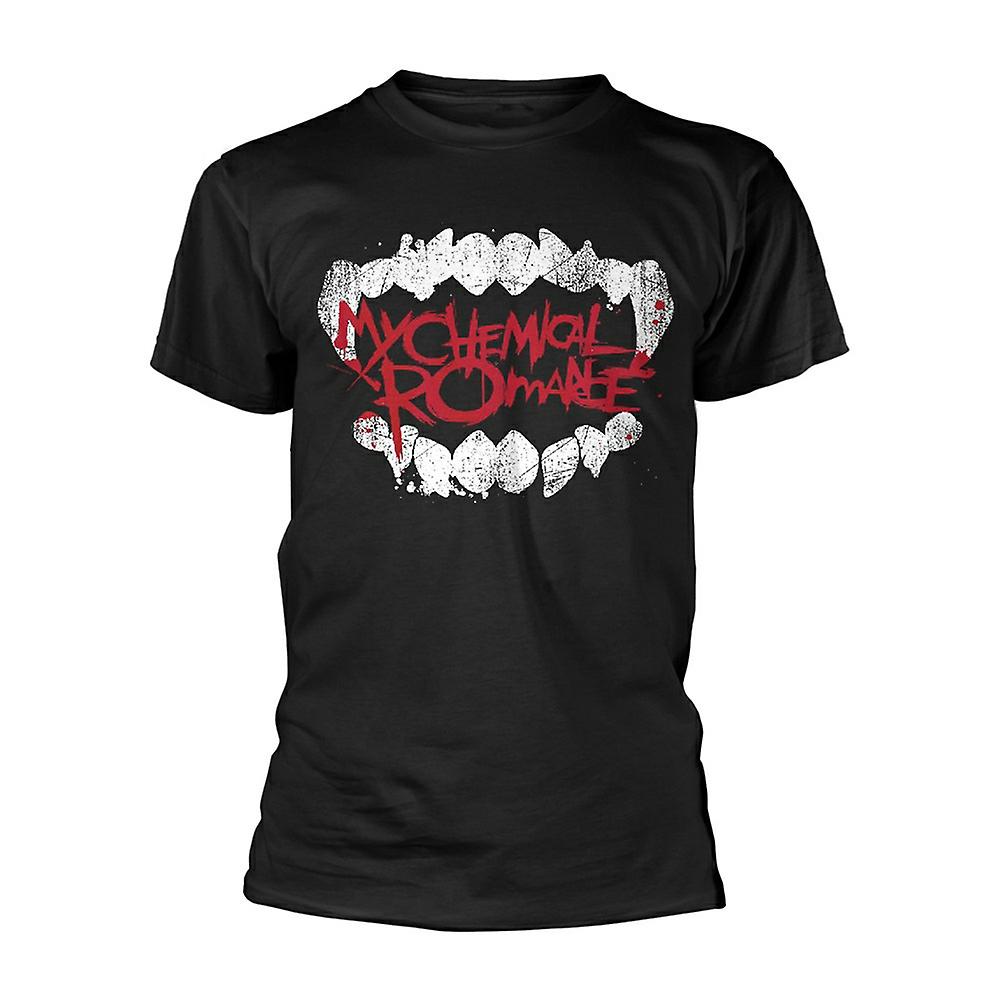 Camiseta Rockinstone My Chemical Romance Fangs De Algodón De 180 G/m² - Venta Internacional.