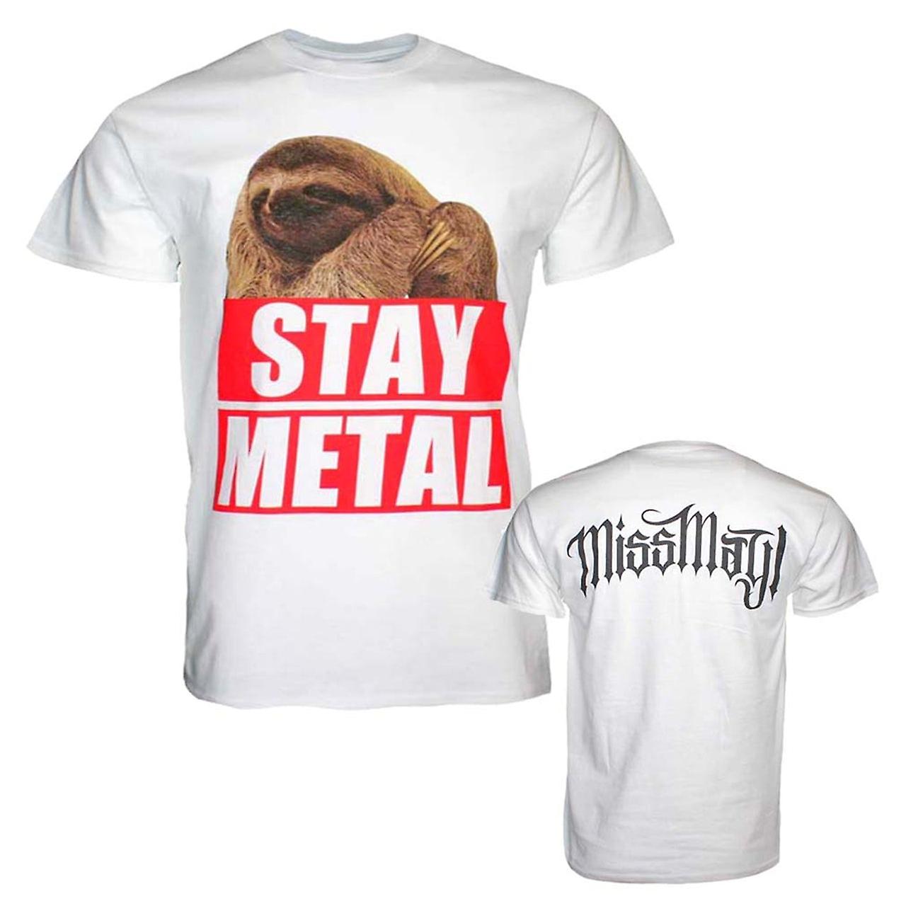 Camiseta Rockinstone Miss May I Stay Metal Sloth Para Hombre - Venta Internacional.