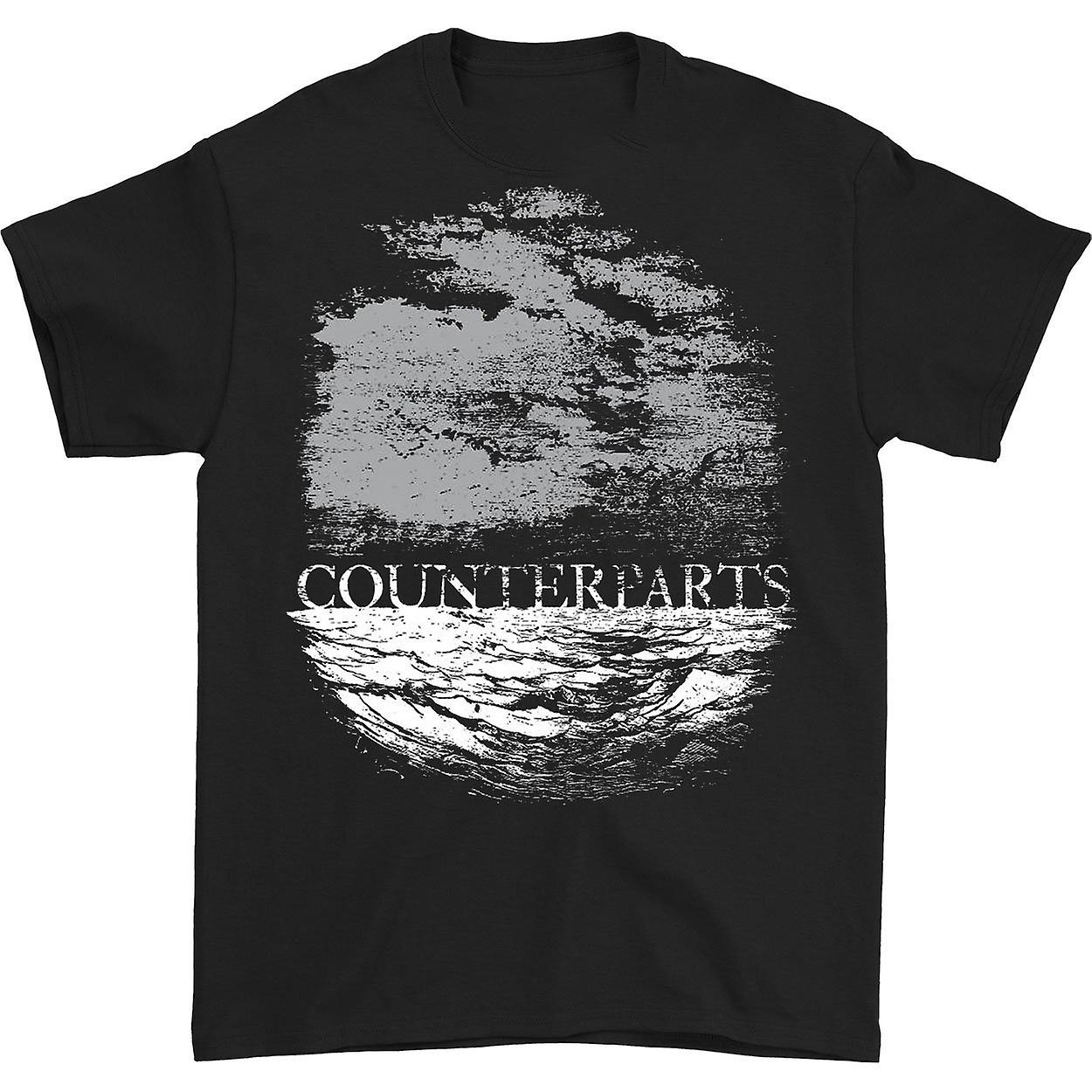 Camiseta Counterparts Horizon Para Hombre Rockinstone 180 G/m², Color Verde - Venta Internacional.