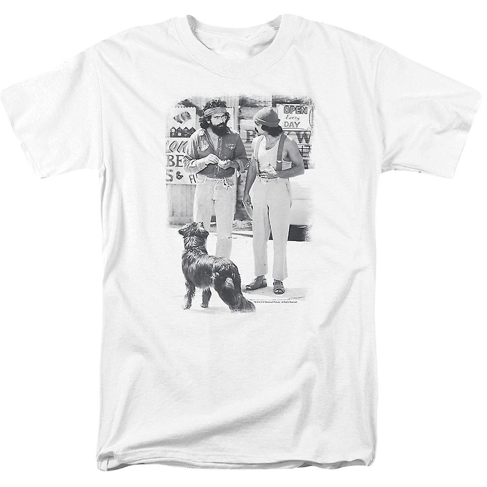 Foto 2 pulgar | Camiseta Rockinstone En Blanco Y Negro Con Estampado De Mejillas Ahumadas Y C - Venta Internacional.