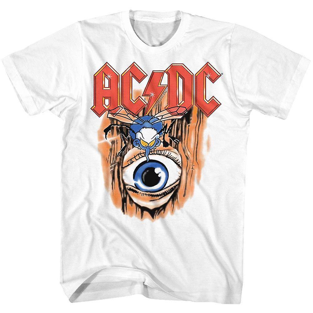 Camiseta Rockinstone Ac/dc Vintage Fly On Wall Para Hombre - Venta Internacional.