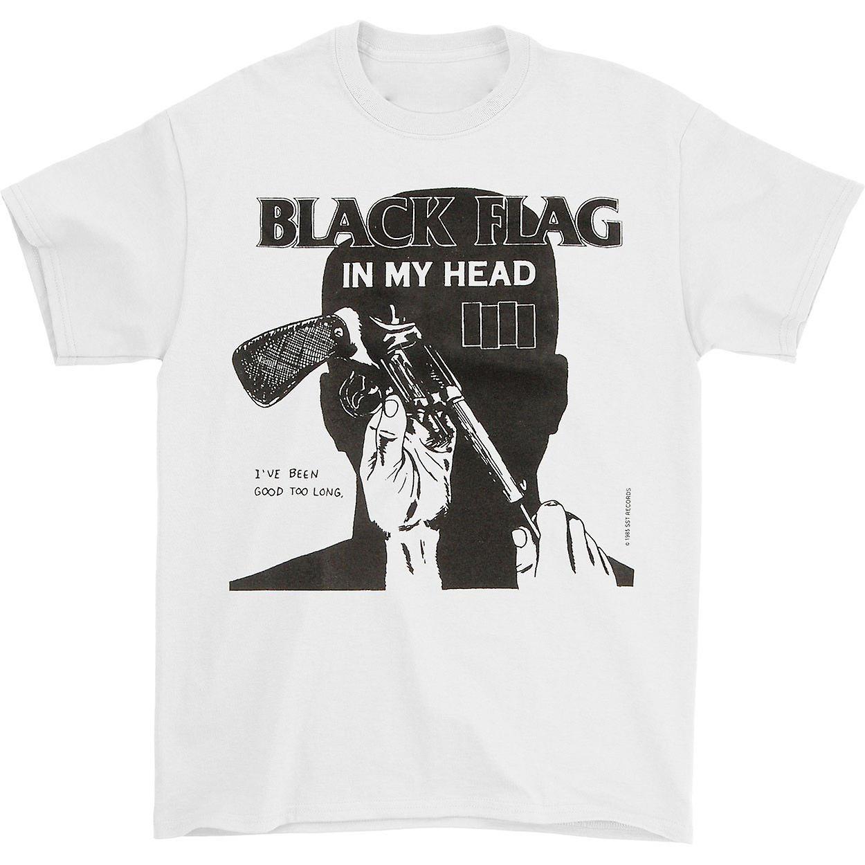 Camiseta Rockinstone Black Flag In My Head Para Hombre - Venta Internacional.