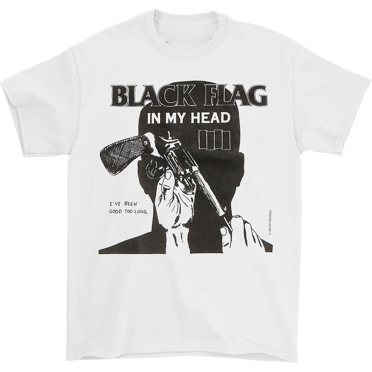 Foto 1 | Camiseta Rockinstone Black Flag In My Head Para Hombre - Venta Internacional.