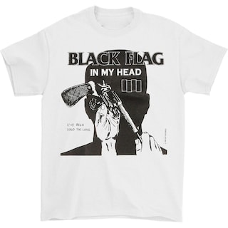 Foto 1 | Camiseta Rockinstone Black Flag In My Head Para Hombre - Venta Internacional.