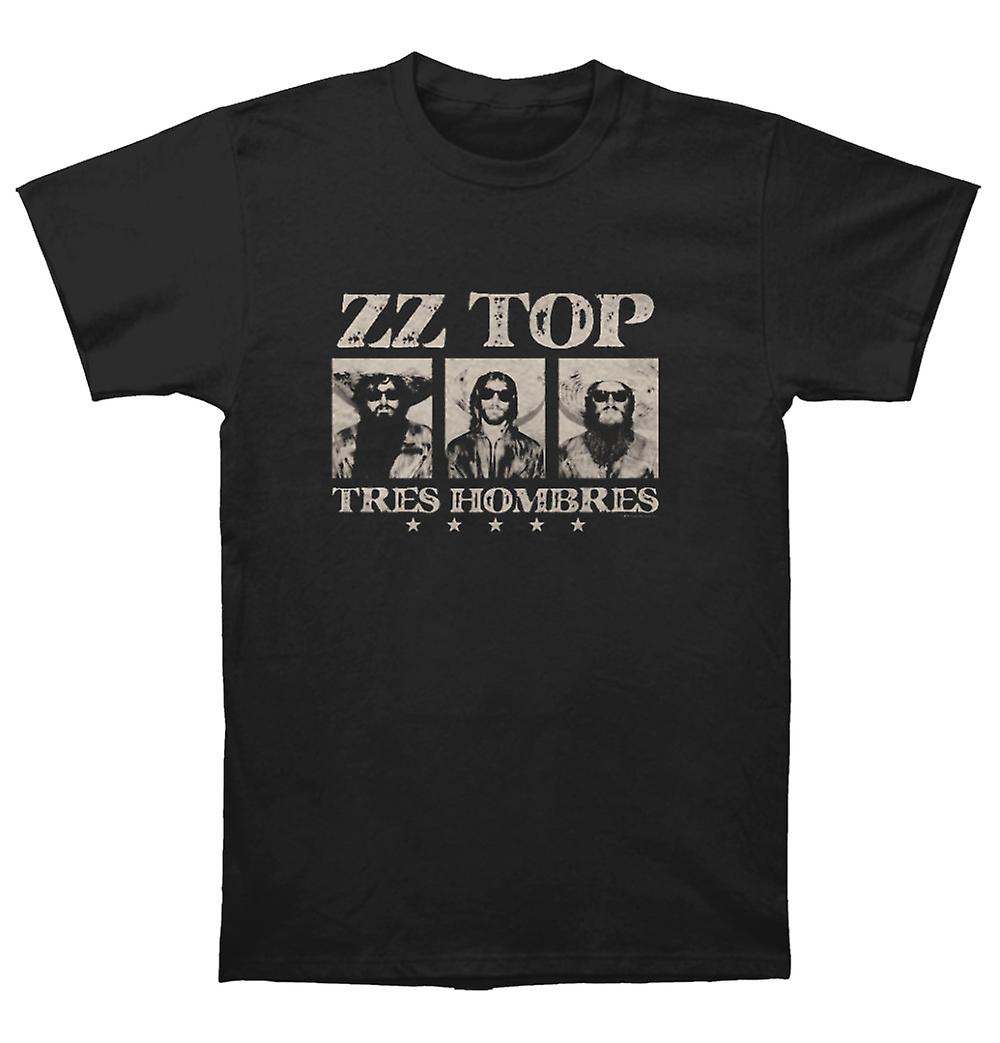 Camiseta Rockinstone Zz Top Tres Hombres 100% Algodón - Venta Internacional.