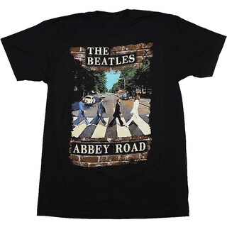 Foto 1 | Camiseta Rockinstone Abbey Road Beatles 100% Algodón - Venta Internacional.