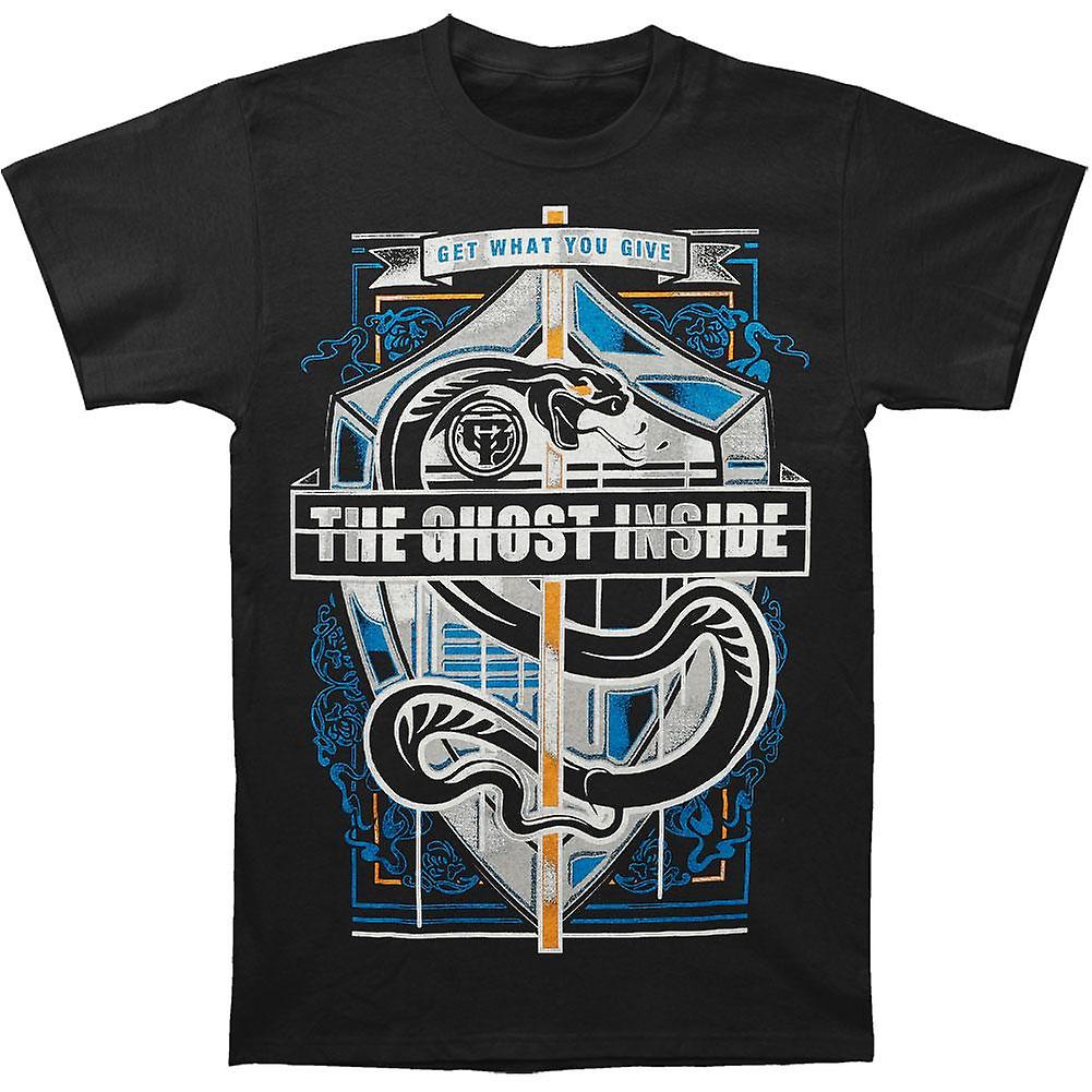 Foto 2 pulgar | Camiseta Rockinstone Ghost Inside Snake Crest Import - Venta Internacional.