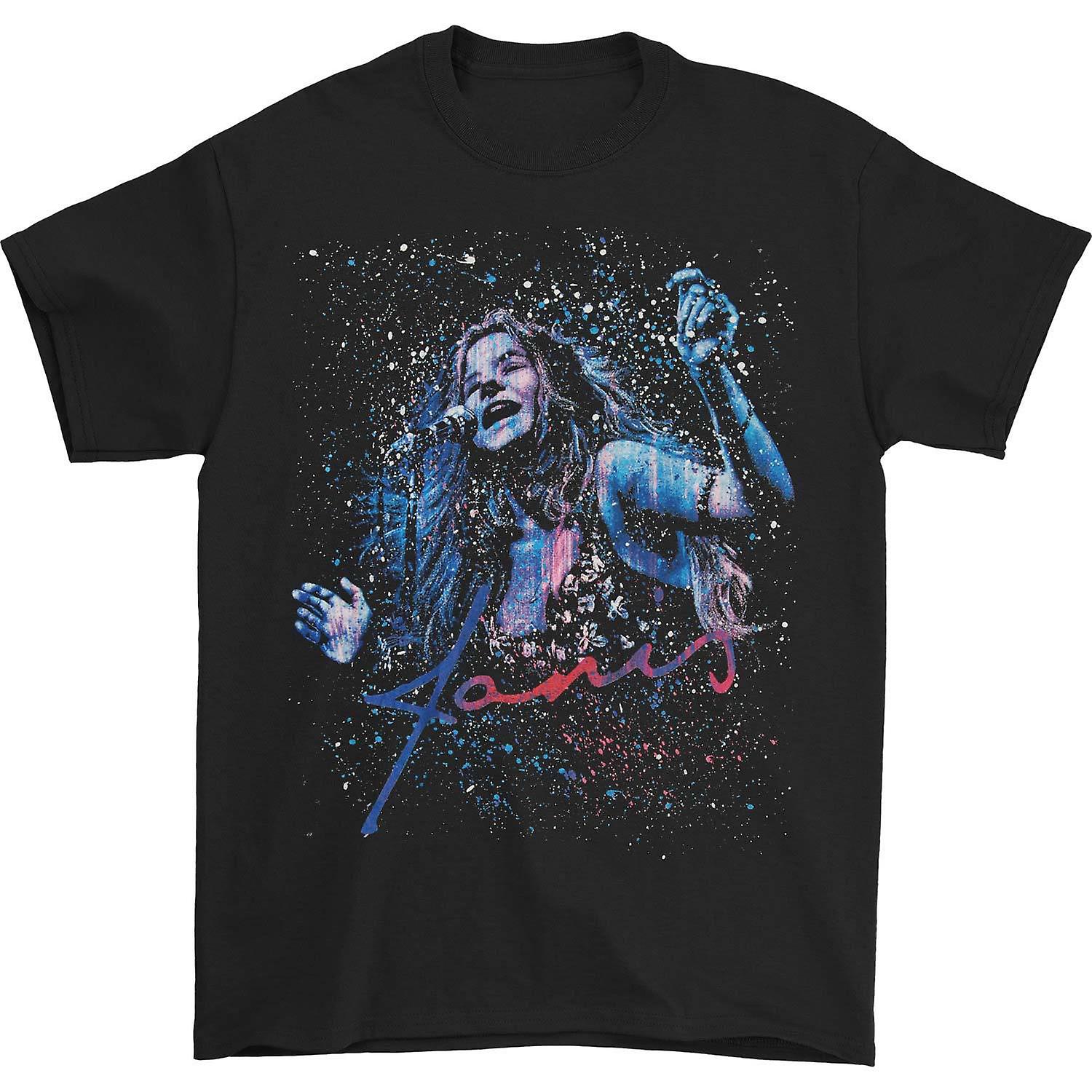 Camiseta Rockinstone Janis Joplin 100% Algodón Para Hombre - Venta Internacional.