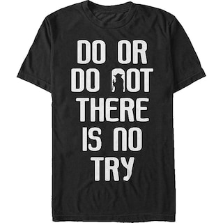Foto 1 | Camiseta Rockinstone Yoda Do Or Not Star Wars 180 G/m² - Venta Internacional.