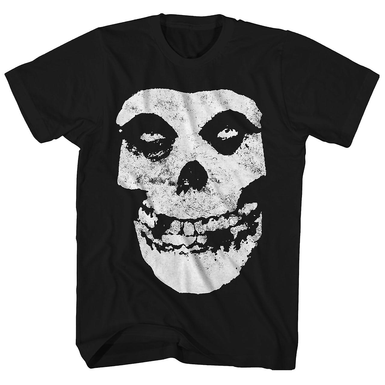 Foto 2 pulgar | Camiseta Rockinstone The Misfits Ghoul Skull 100% Algodón - Venta Internacional.