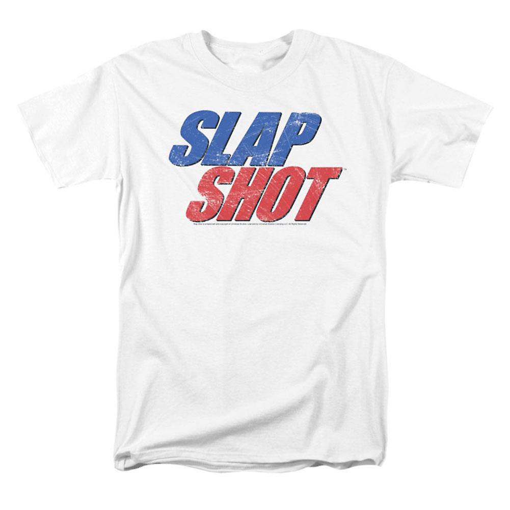 Camiseta Rockinstone Slap Shot Con Logo Azul Y Rojo Para Hombre - Venta Internacional.