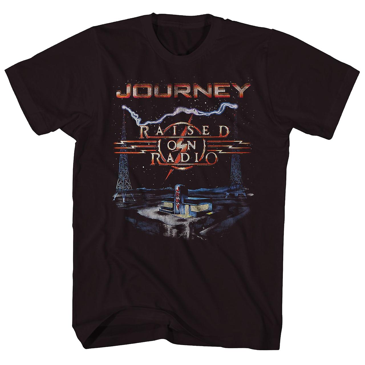 Foto 2 pulgar | Camiseta Rockinstone Journey Raised On The Radio Album Portada - Venta Internacional.