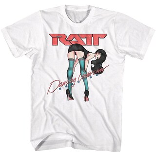 Foto 1 | Camiseta Rockinstone Ratt Dancing Cover 180 G/m², 100% Algodón - Venta Internacional.