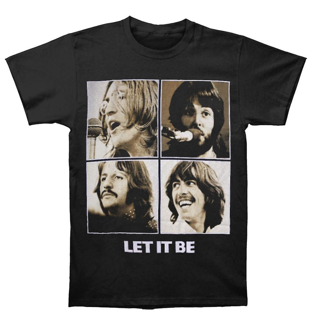 Foto 2 pulgar | Camiseta Rockinstone The Beatles Let It Be Sepia Retail - Venta Internacional.