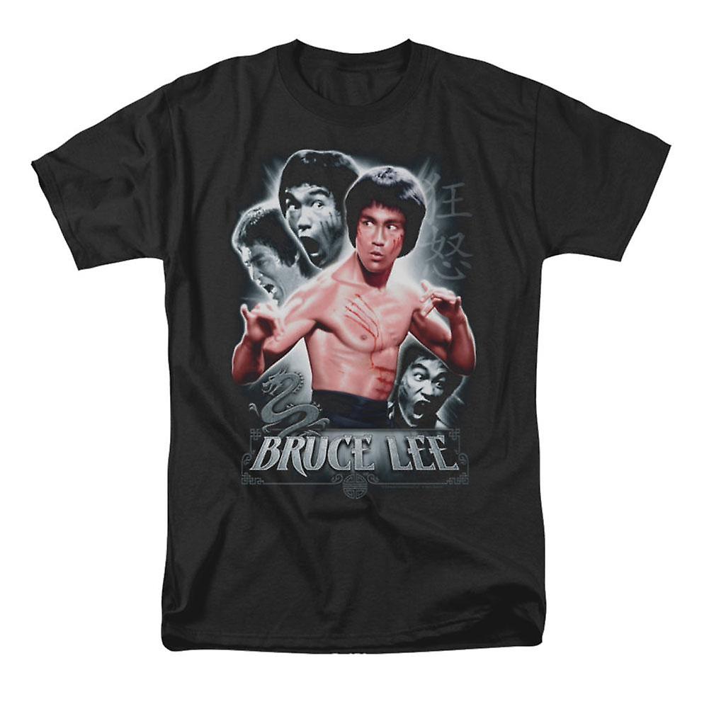 Camiseta Rockinstone Bruce Lee Inner Fury 180 G/m², 100% Algodón - Venta Internacional.